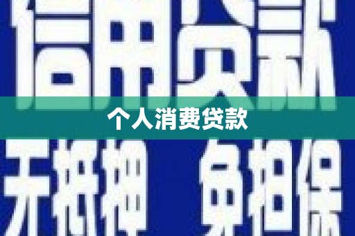河池个人消费贷款