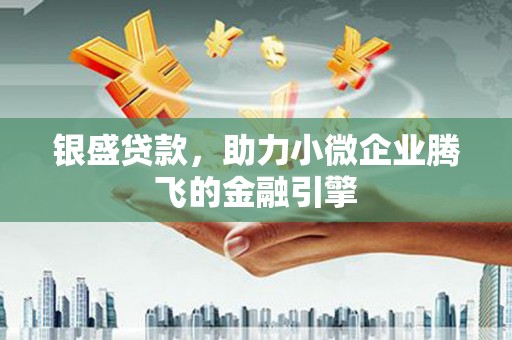 河池银盛贷款，助力小微企业腾飞的金融引擎