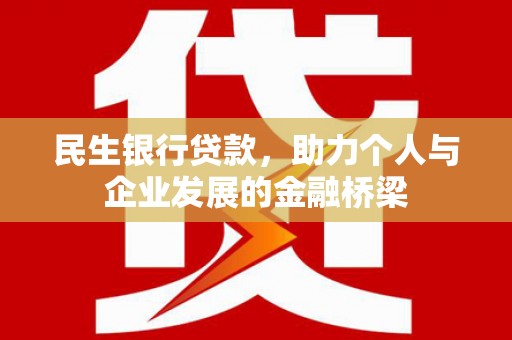 河池民生银行贷款，助力个人与企业发展的金融桥梁
