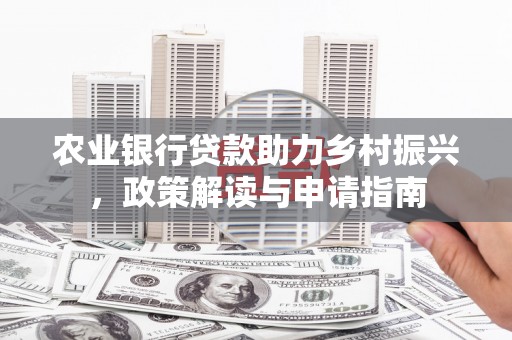 河池农业银行贷款助力乡村振兴，政策解读与申请指南