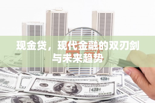 河池现金贷，现代金融的双刃剑与未来趋势