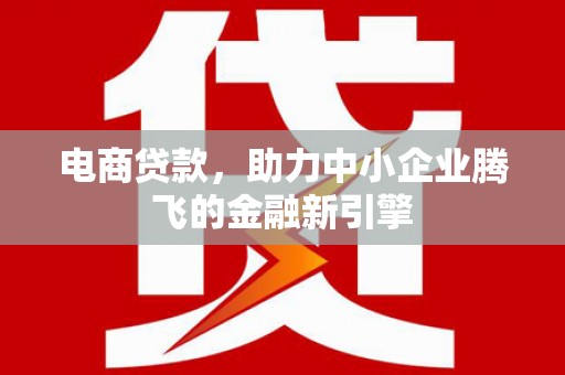 河池电商贷款，助力中小企业腾飞的金融新引擎