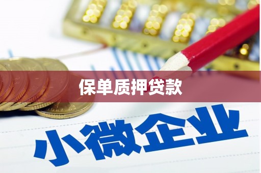 河池保单质押贷款