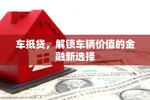 河池车抵贷，解锁车辆价值的金融新选择