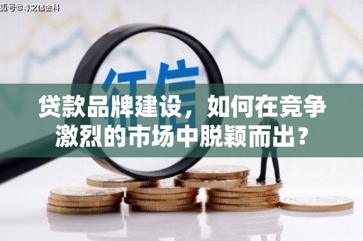 河池贷款品牌建设，如何在竞争激烈的市场中脱颖而出？