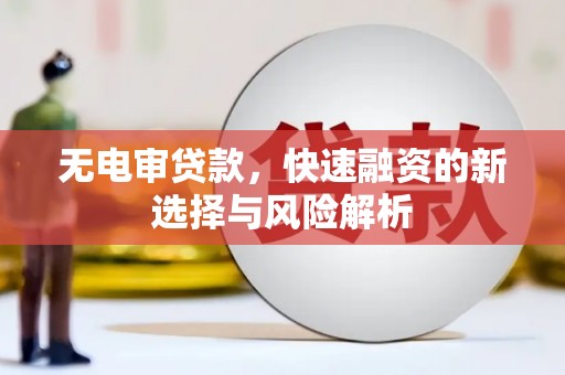 河池无电审贷款，快速融资的新选择与风险解析