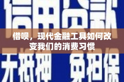 河池借呗，现代金融工具如何改变我们的消费习惯
