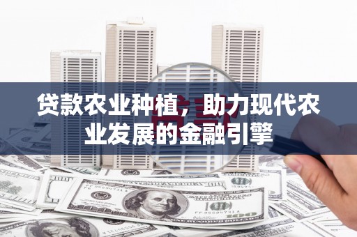 河池贷款农业种植，助力现代农业发展的金融引擎