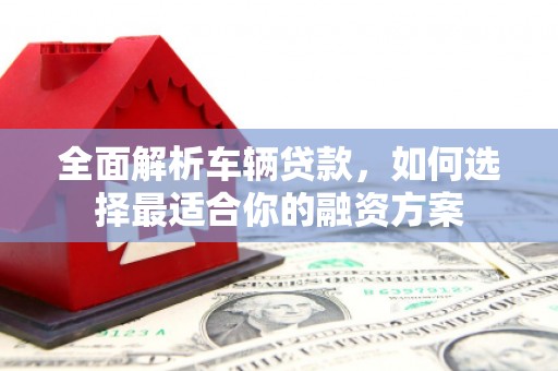河池全面解析车辆贷款，如何选择最适合你的融资方案