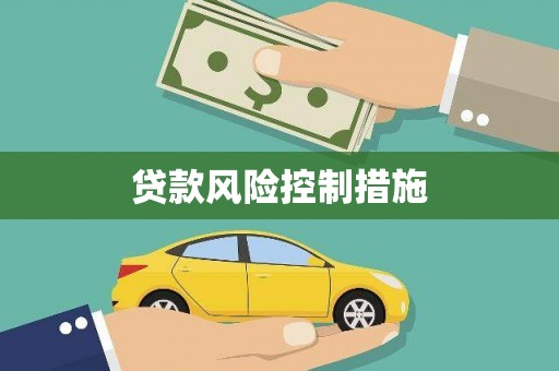 河池贷款风险控制措施